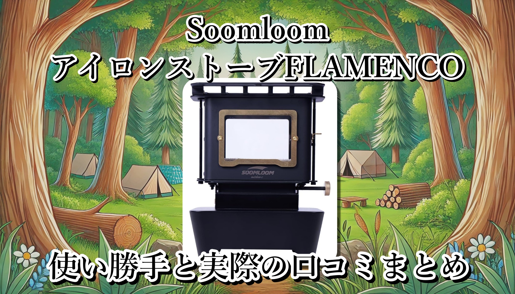 SoomloomのアイロンストーブFLAMENCOはちゃんと暖かい？調理にも使える？大きさは？使い勝手と口コミまとめ