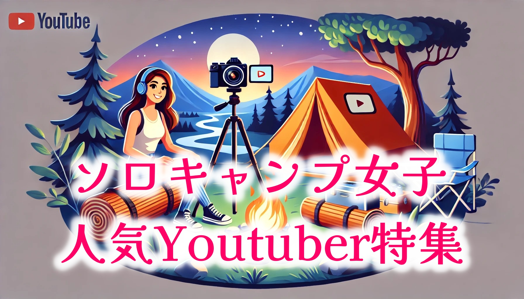 【人気の♡ソロキャンプ女子♡Youtuber特集】かわいいだけじゃない！イケてるオンナたち